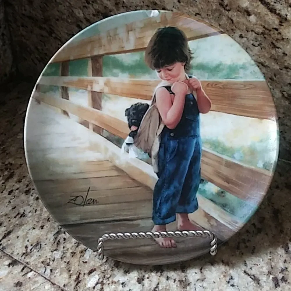 Donald Zolan. 1989 vintage plate